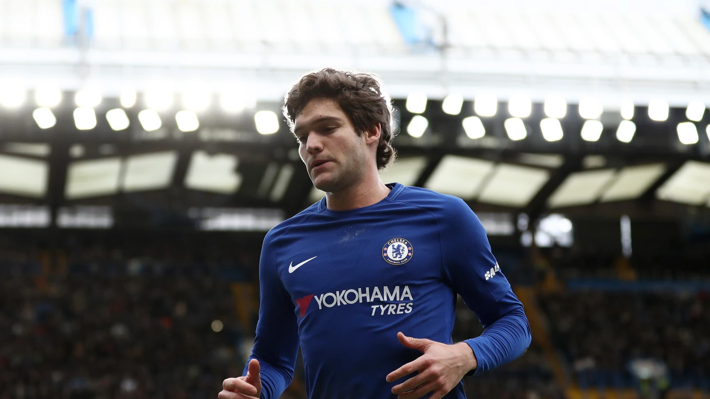 Marcos Alonso, durante un partido con el Chelsea Marcos Alonso, durante un partido con el Chelsea