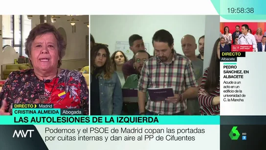 La abogada Cristina Almeida La abogada Cristina Almeida
