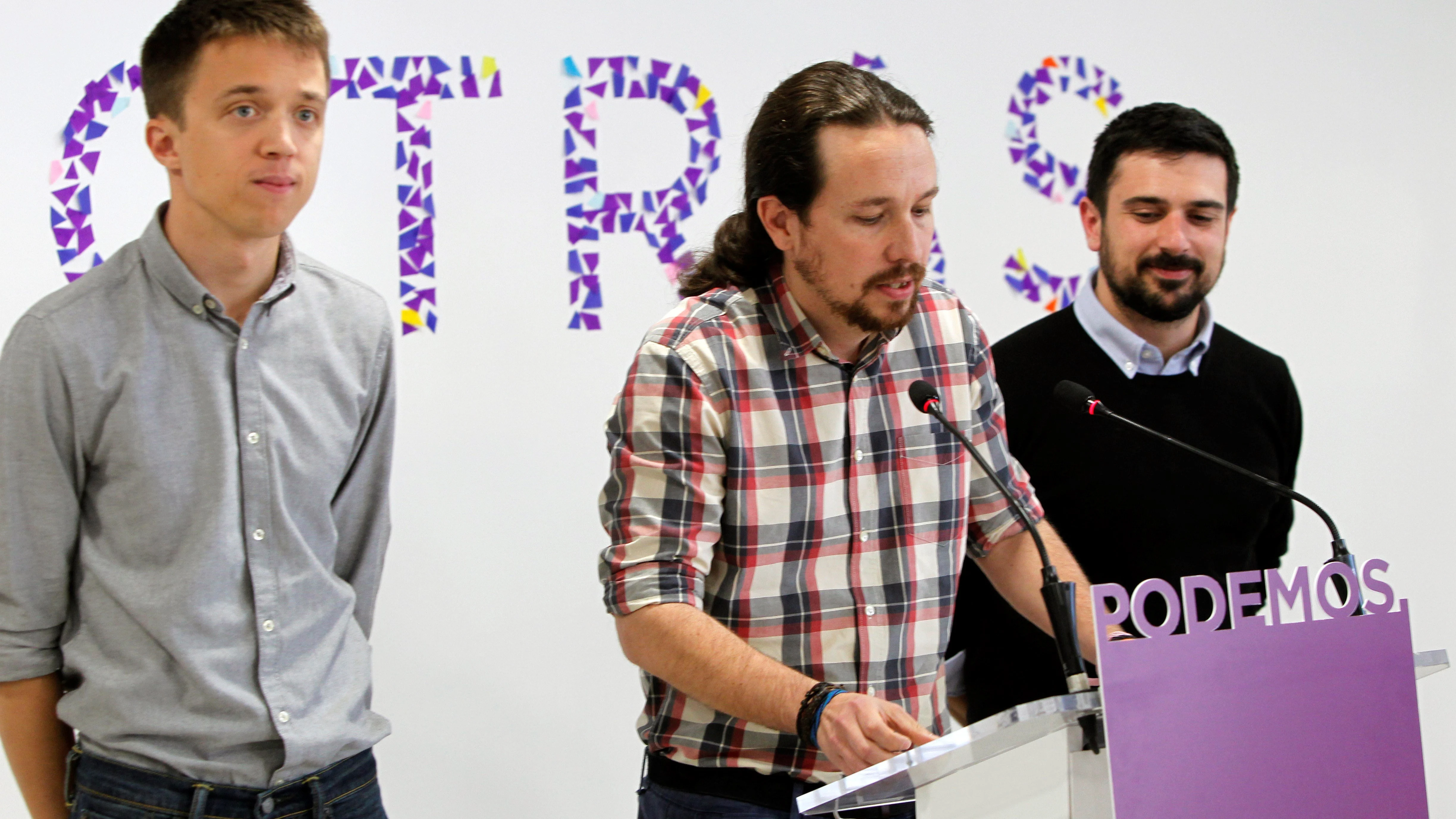 Iglesias, Errejón y Espinar