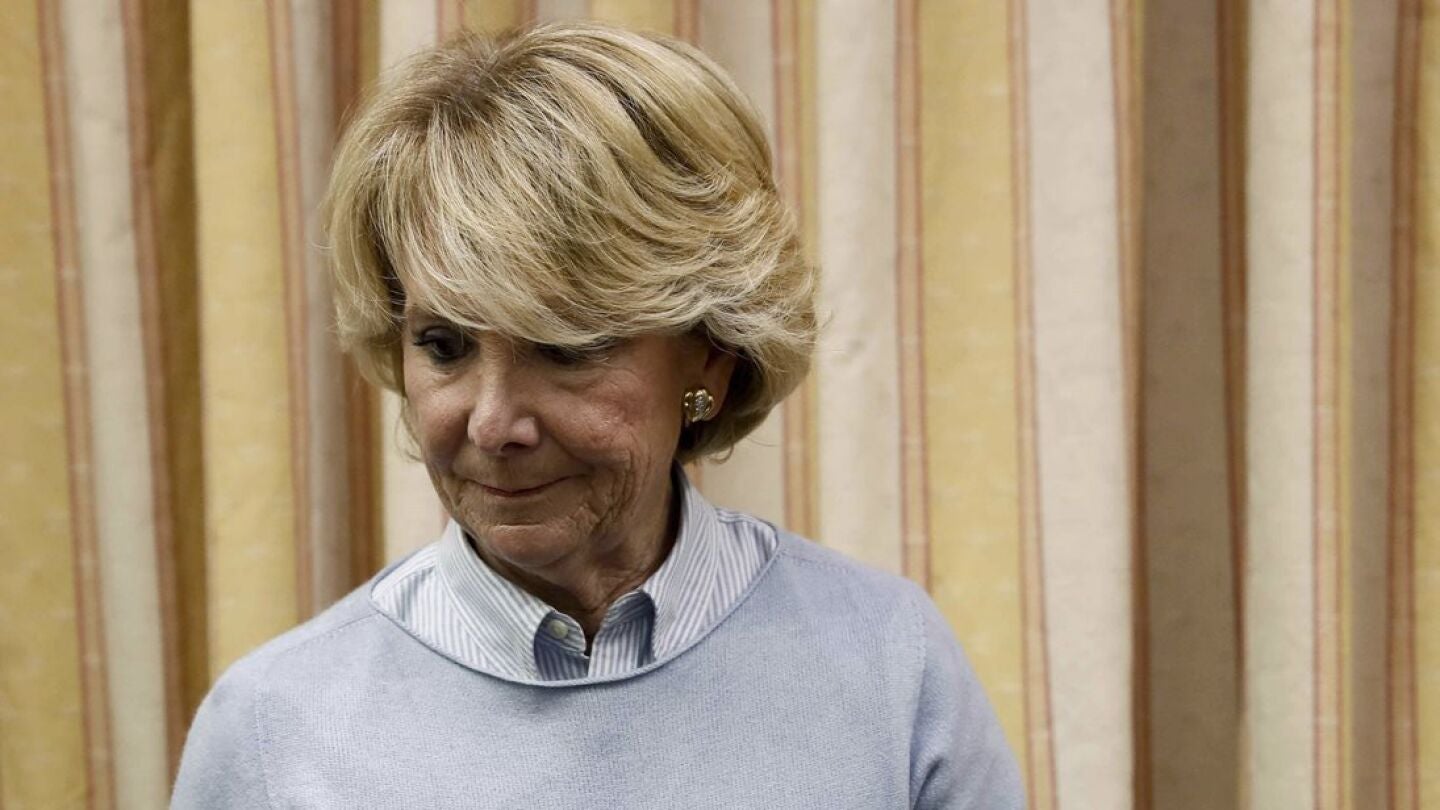 Esperanza Aguirre en el Congreso de los Diputados