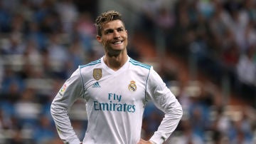 Cristiano Ronaldo, durante un partido con el Real Madrid