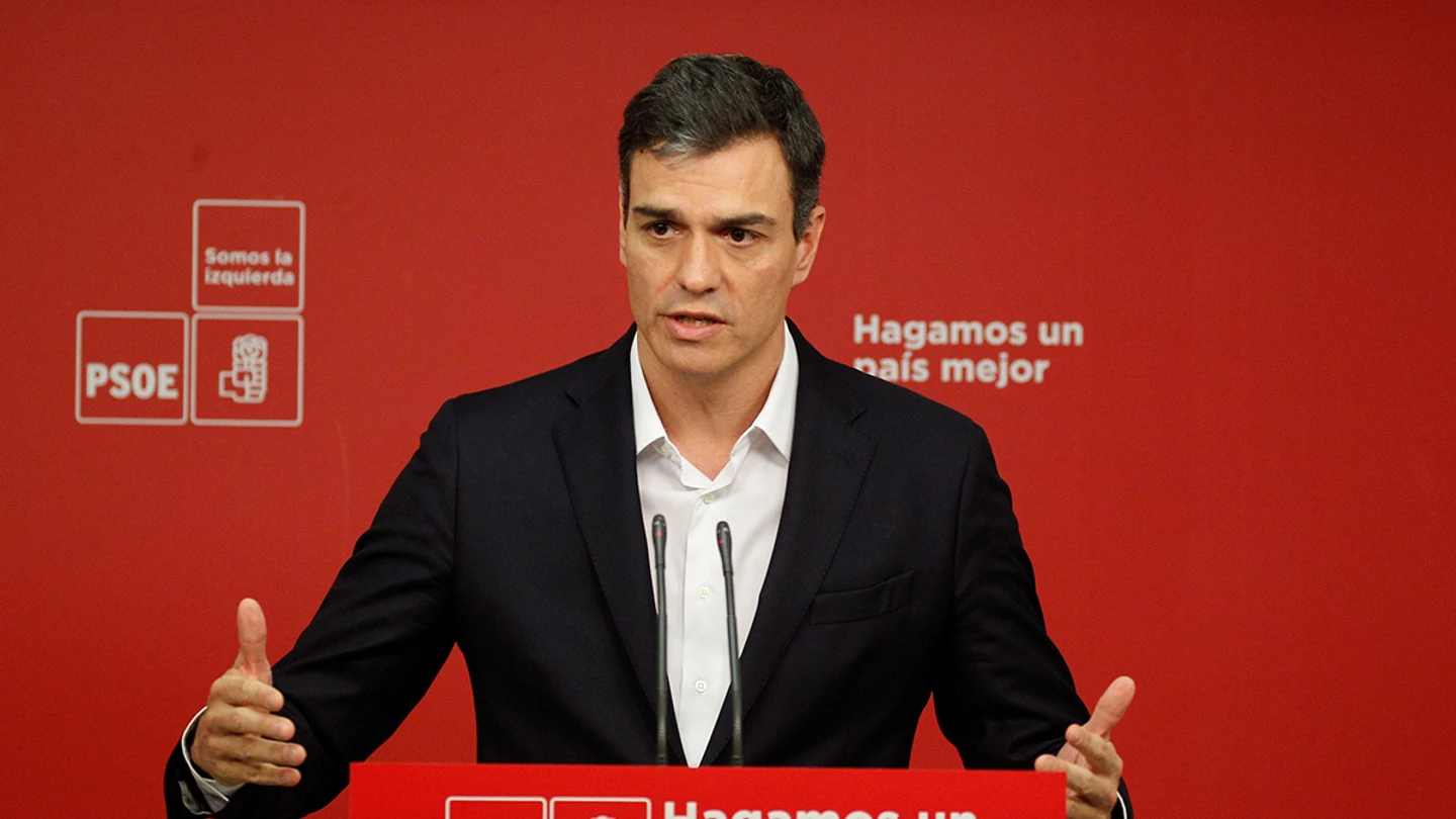 Pedro Sánchez en rueda de prensa Pedro Sánchez en rueda de prensa