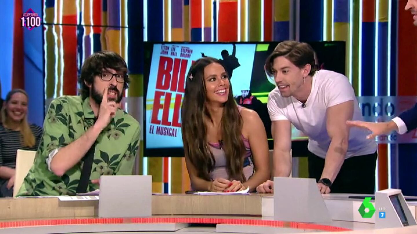 Quique Peinado, Cristina Pedroche y Adri&aacute;n Lastra