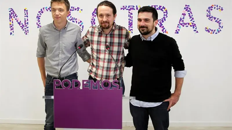 Íñigo Errejón, Pablo Iglesias y Ramón Espinar