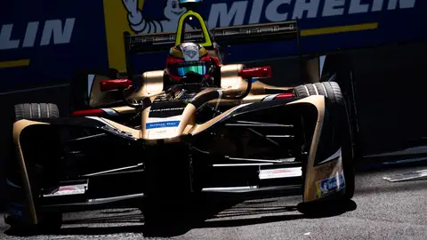 Vergne durante la carrera en Roma 2018 El piloto Vergne en carrera