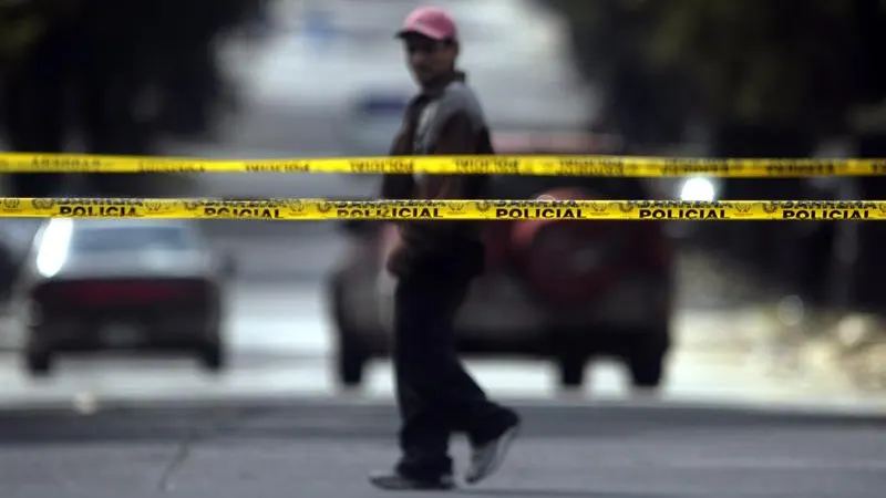 Imagen de archivo de un cordón policial en EEUU