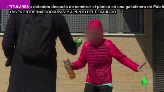 Una persona llega al narcopiso de Valladolid
