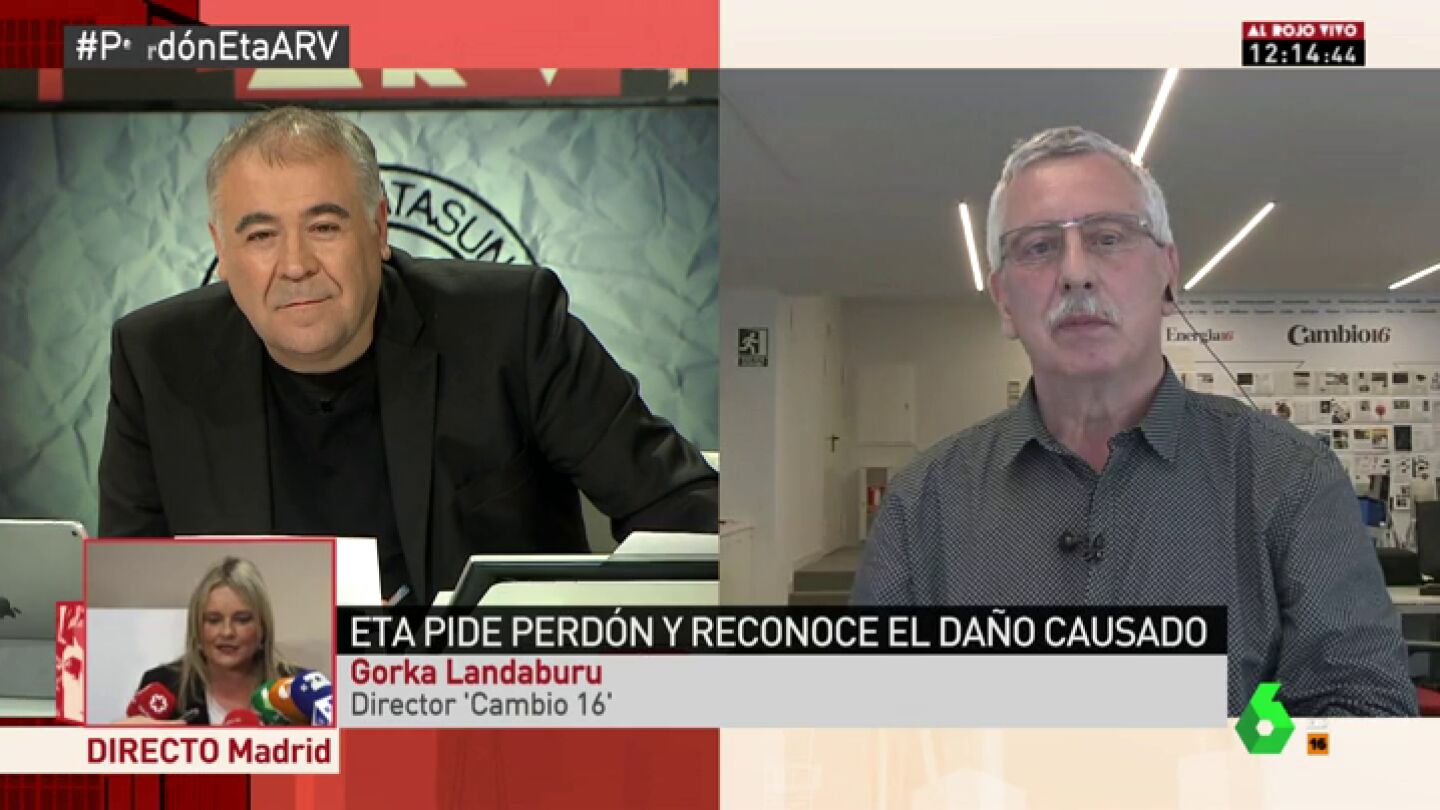 El director de 'Cambio 16', Gorka Landaburu