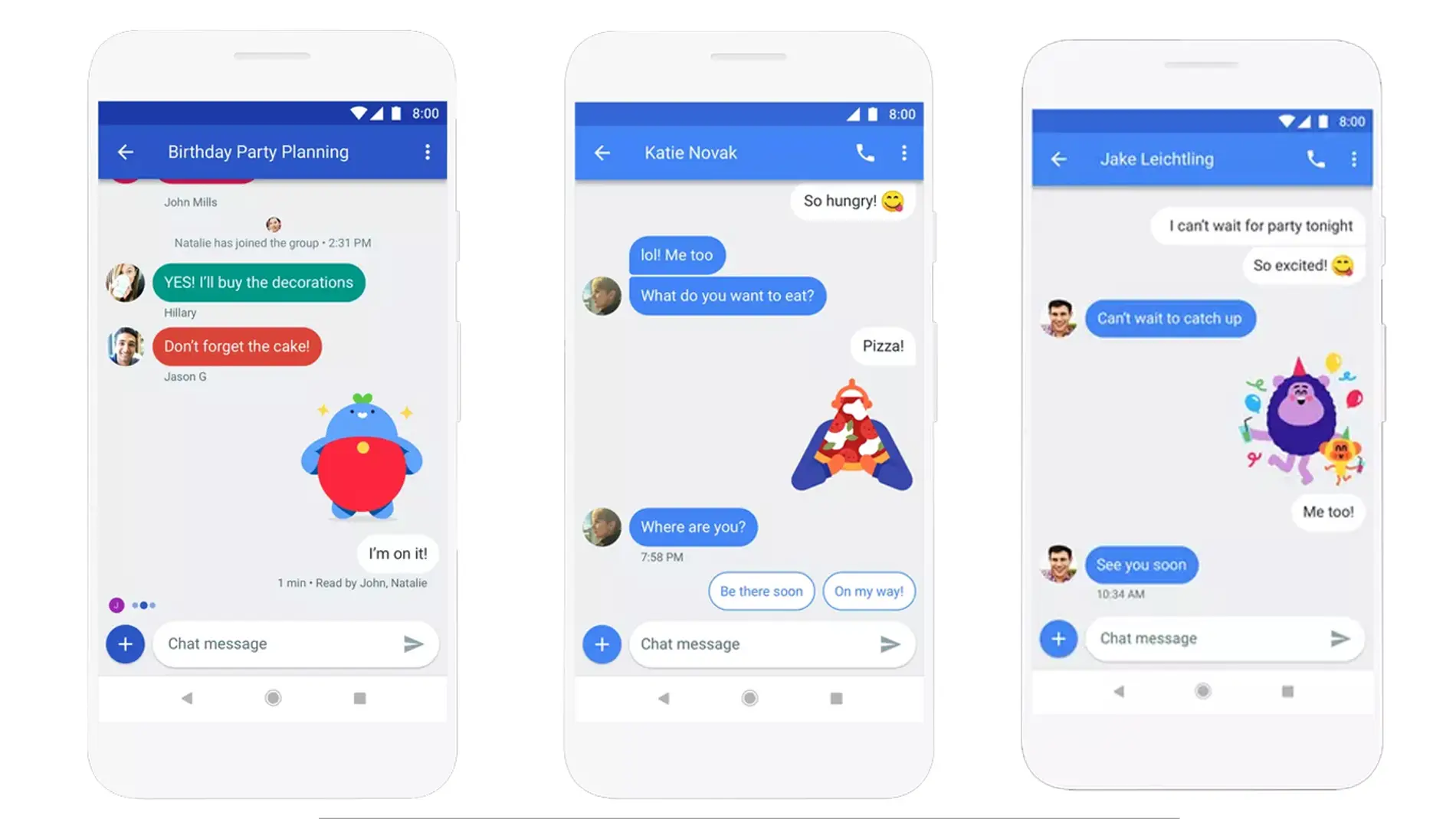 Chat, lo nuevo de Android
