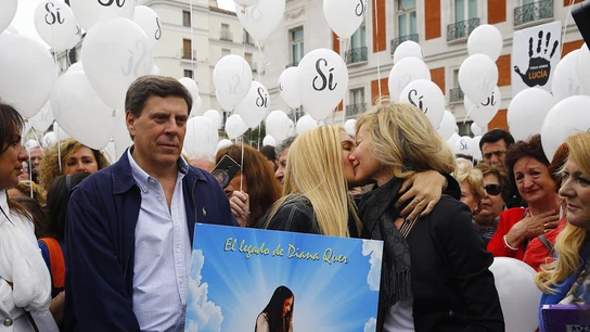 Los padres de Diana Quer y su otra hija Valeria Los padres de Diana Quer y su otra hija Valeria