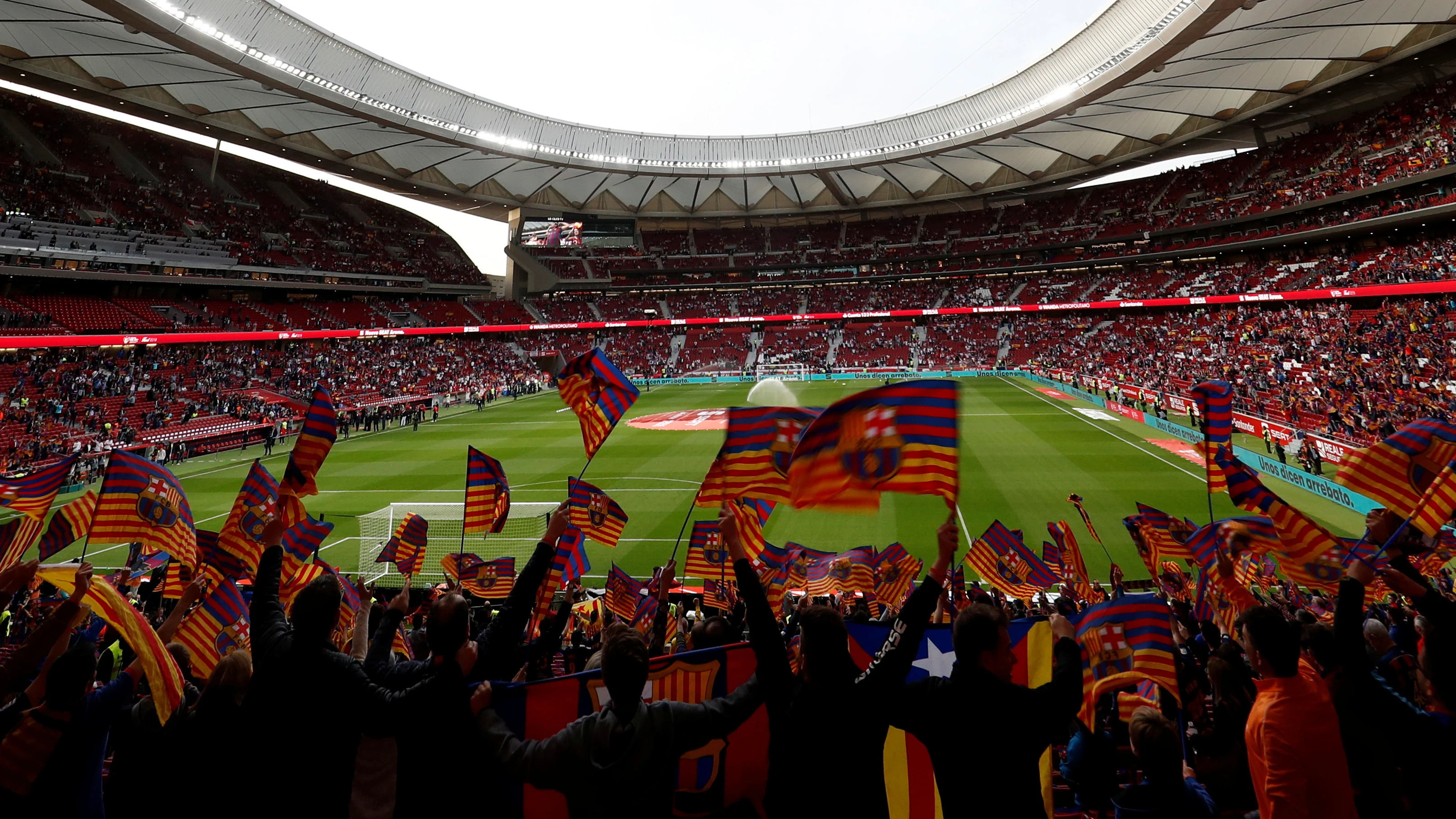 Estadio Wanda Metropolitano en la final de la Copa