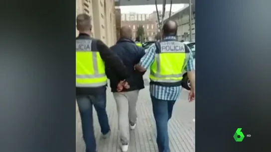 Imagen del detenido en Algeciras Imagen del detenido en Algeciras