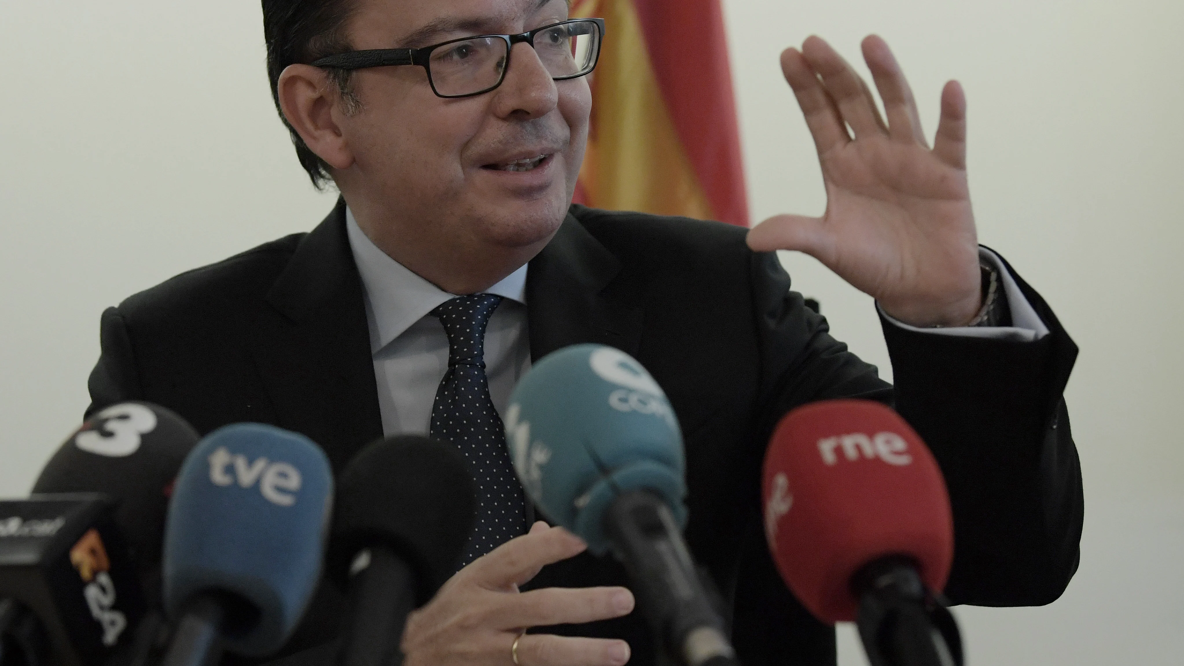 El ministro de Economía, Industria y Competitividad de España, Román Escolano