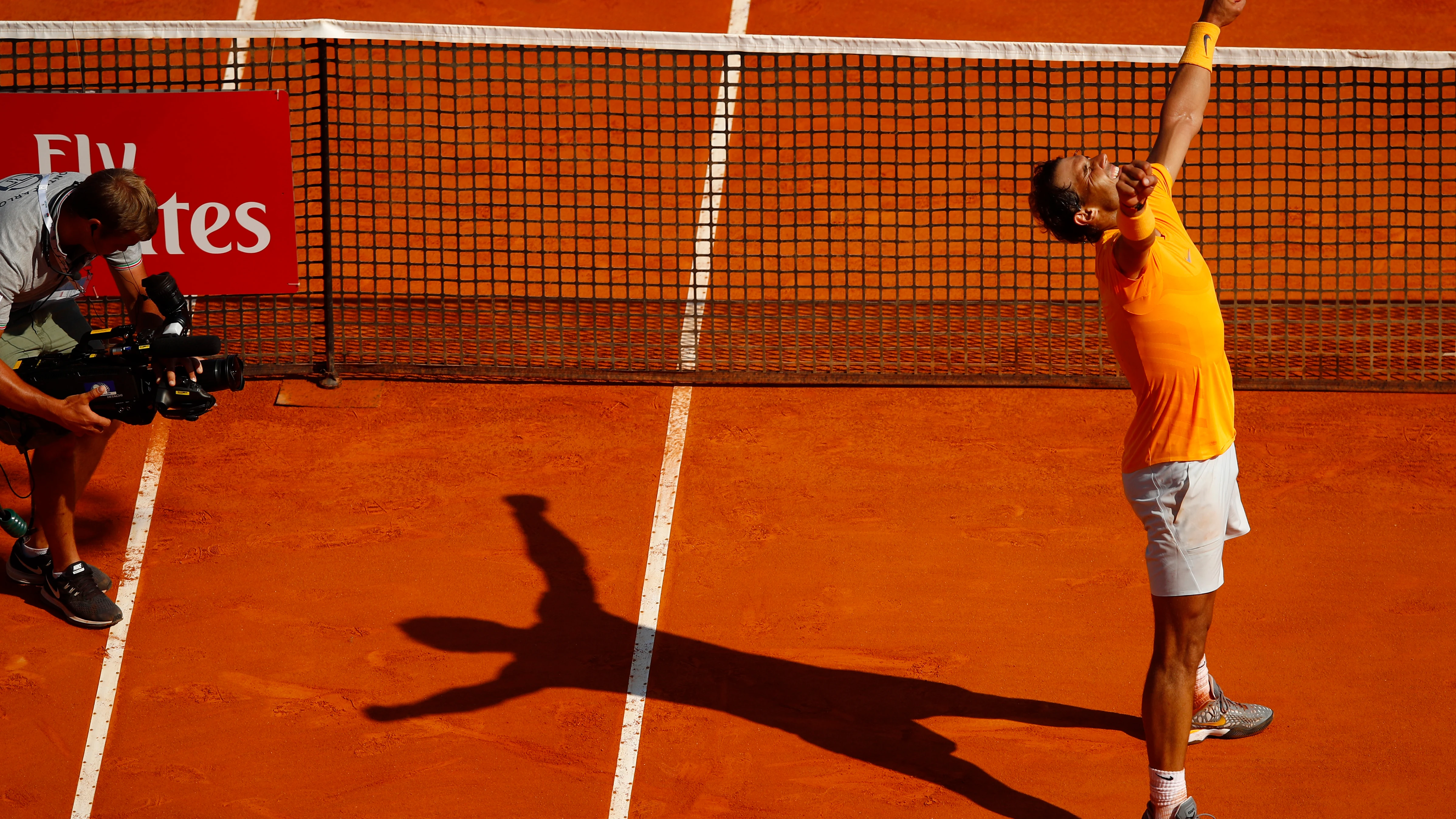 Nadal celebra su triunfo en Montecarlo