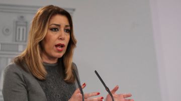 La presidenta de la Junta de Andalucía, Susana Díaz