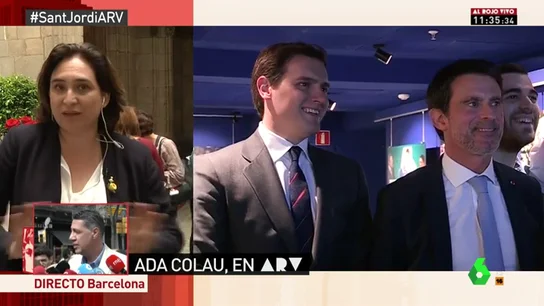 La alcaldesa de Barcelona, Ada Colau La alcaldesa de Barcelona, Ada Colau
