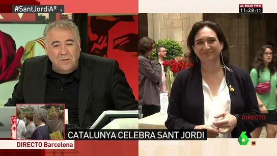 La alcaldesa de Barcelona, Ada Colau La alcaldesa de Barcelona, Ada Colau