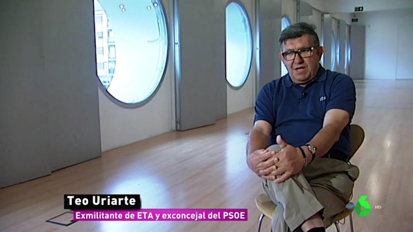Teo Uriarte, exmilitante de ETA Teo Uriarte, exmilitante de ETA: "La banda tenía un halo de épica, la sociedad de vez en cuando se llevaba la alegría de que se llevaran a un presidente del Gobierno por delante"