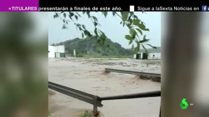 Desbordamiento del río Almargen