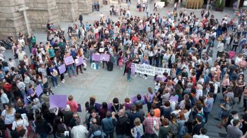 Manifestación en Segovia contra la sentencia judicial por el caso de La Manada