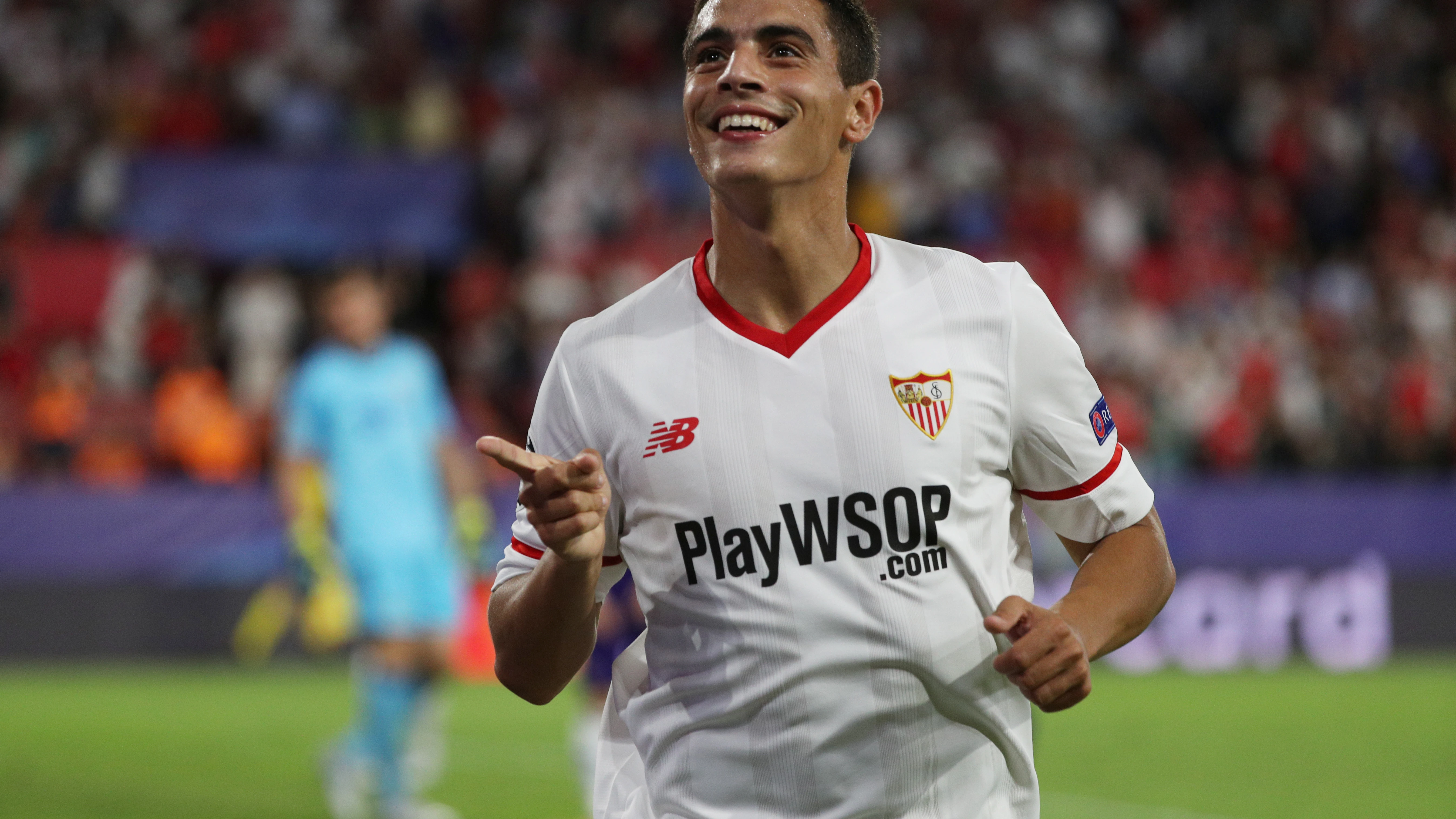 Ben Yedder celebrando un gol