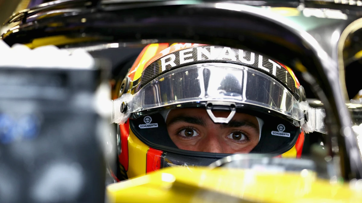 Sainz, a bordo del Renault