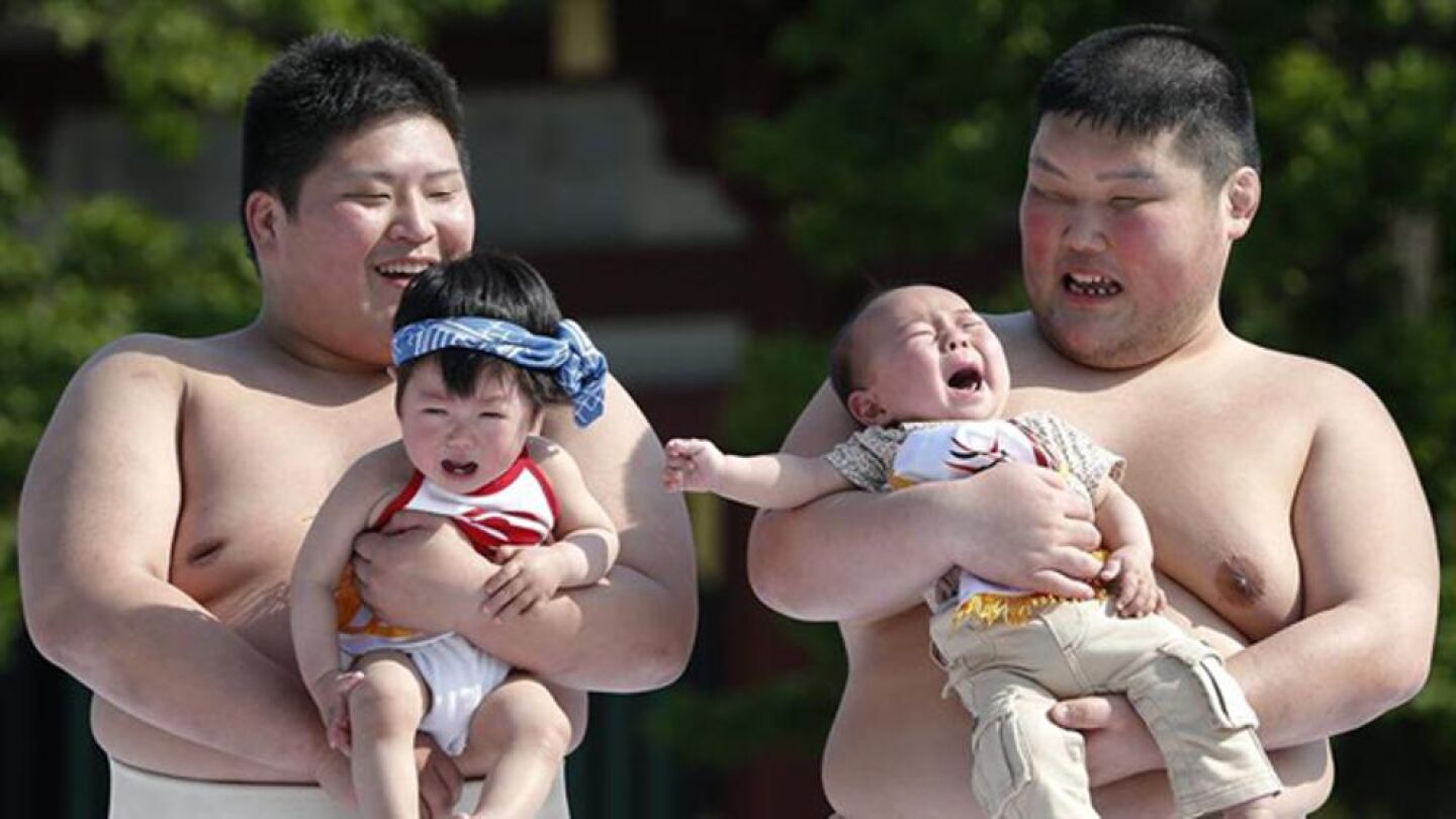 Naki Sumo, el festival de los beb&eacute;s llorones