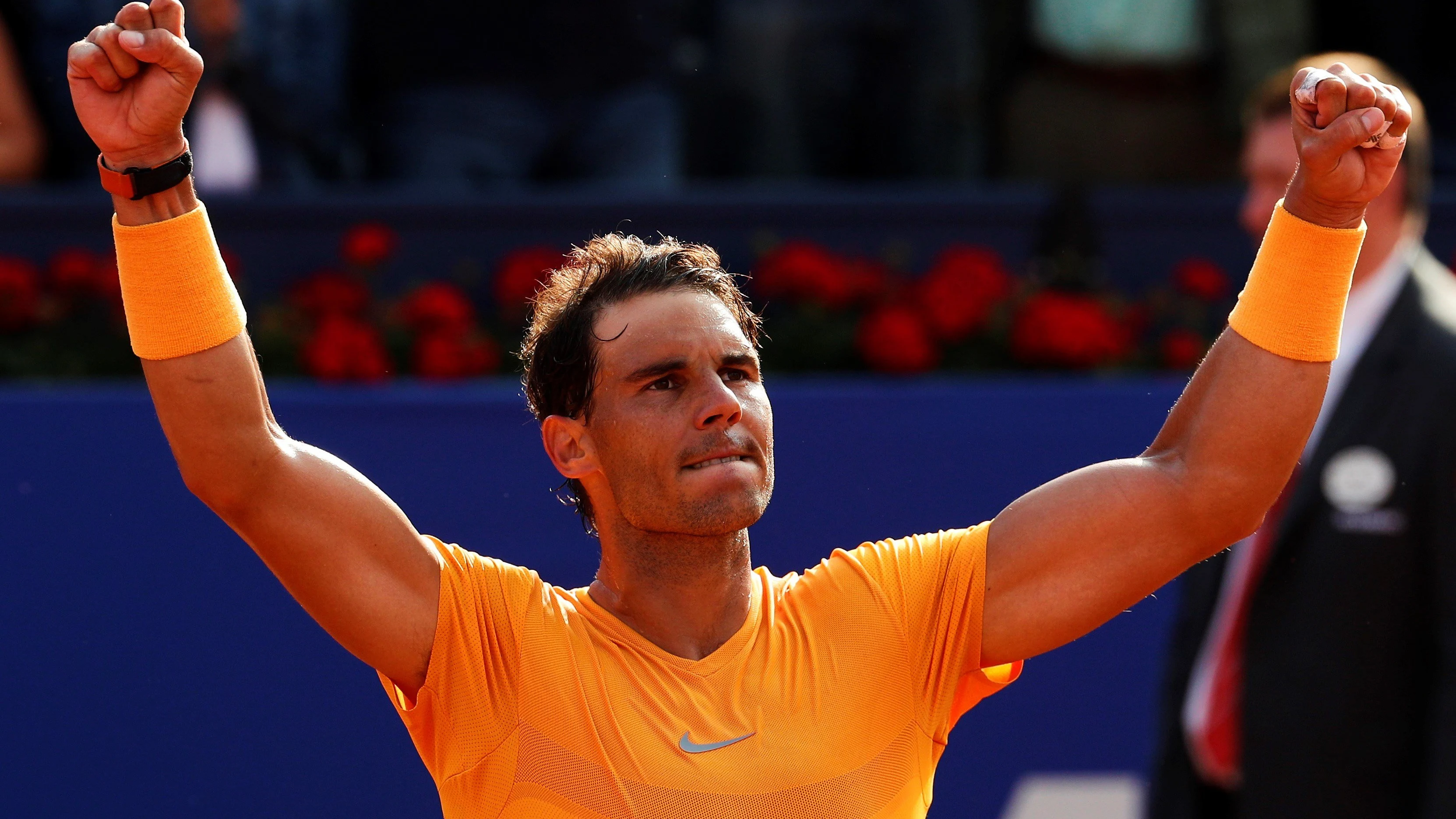 Rafa Nadal celebra su victoria