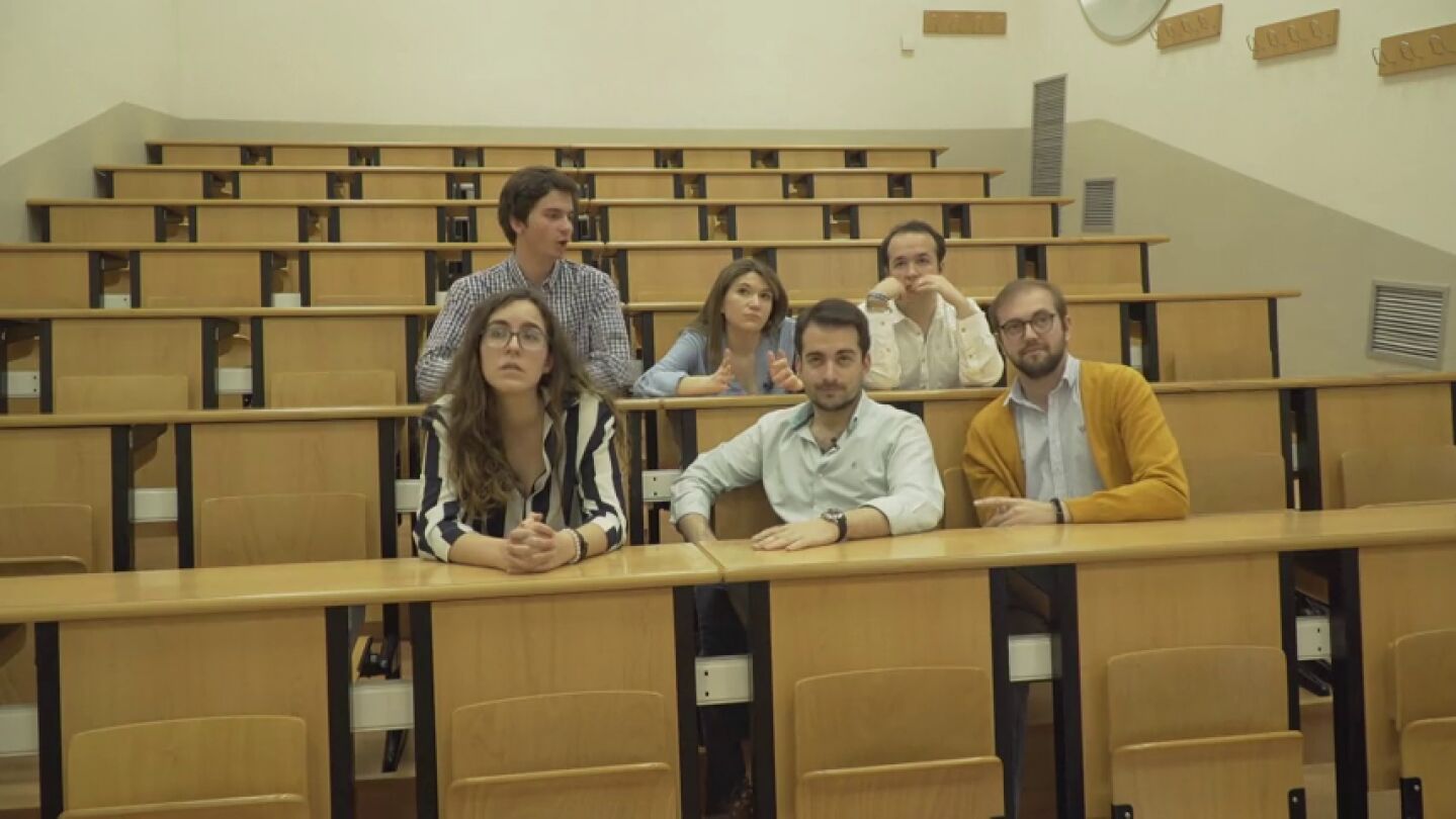 As&iacute; sigui&oacute; Expediente Marlasca la condena a 'La Manada' en directo con seis estudiantes de Derecho: "Es una sentencia cobarde"