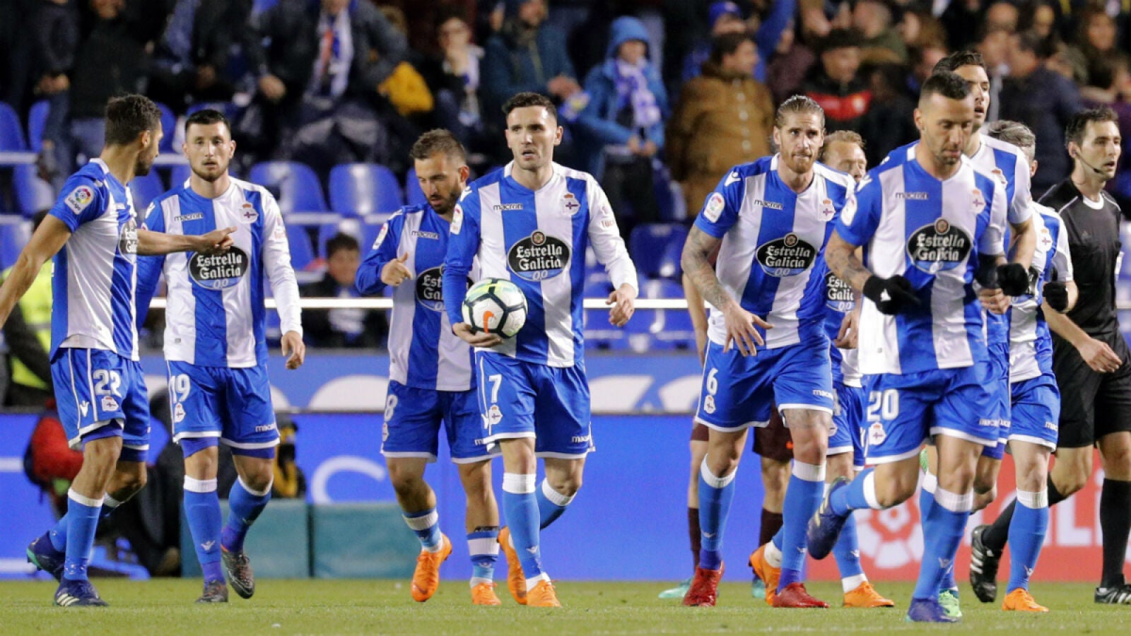 Jugadores del Deportivo de La Coru&ntilde;a