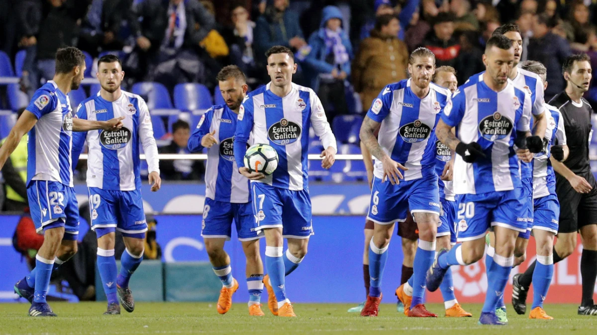 Jugadores del Deportivo de La Coruña