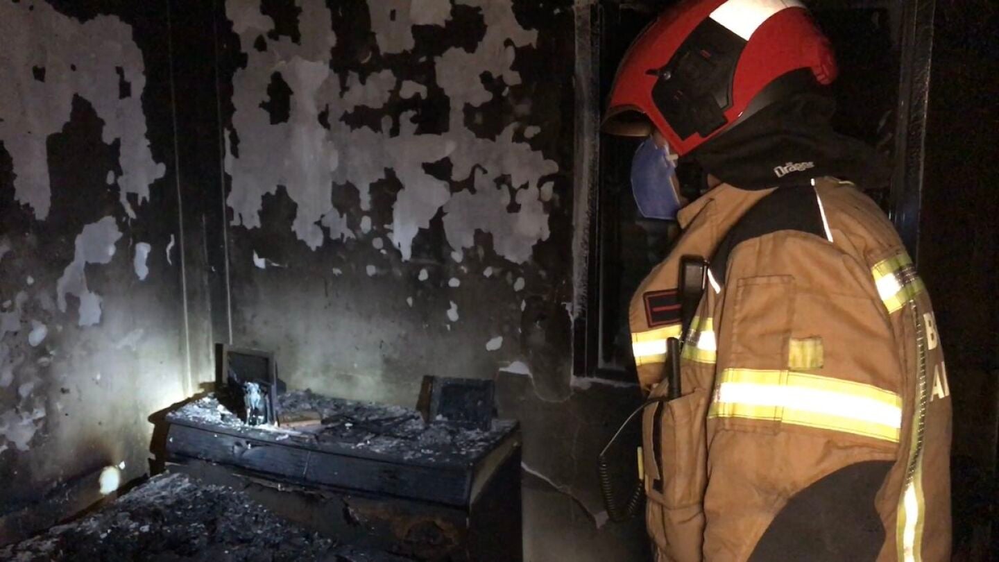 Incendio en un domicilio de Alcorc&oacute;n