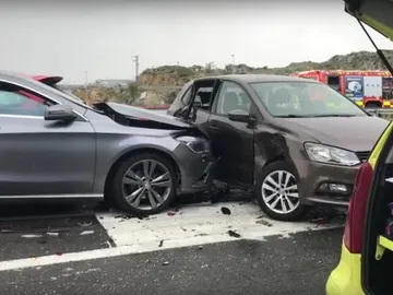 Imagen del accidente múltiple Imagen del accidente múltiple