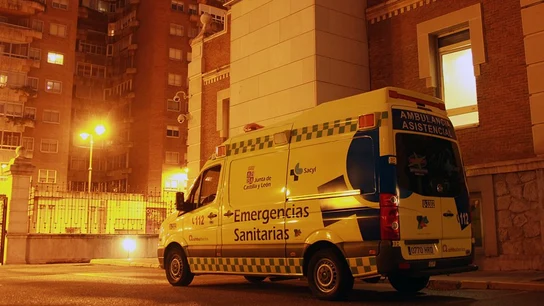 Imagen de archivo de una Ambulancia de Castilla y León Imagen de archivo de una Ambulancia de Castilla y León