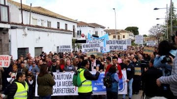 Manifestación en Ronda, Málaga