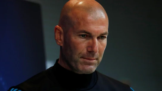 Zidane, en rueda de prensa Zidane, en rueda de prensa