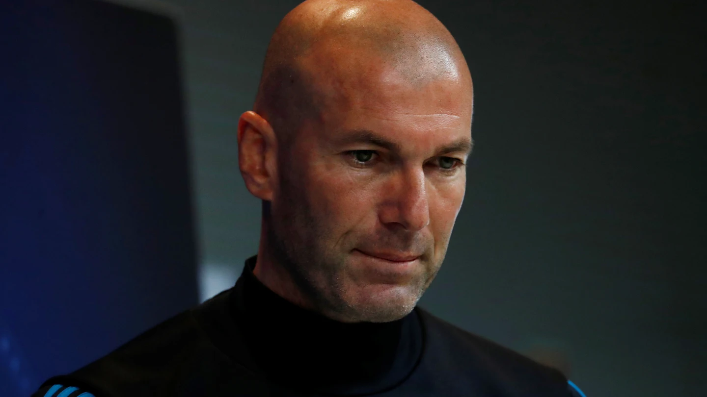 Zidane, en rueda de prensa Zidane, en rueda de prensa