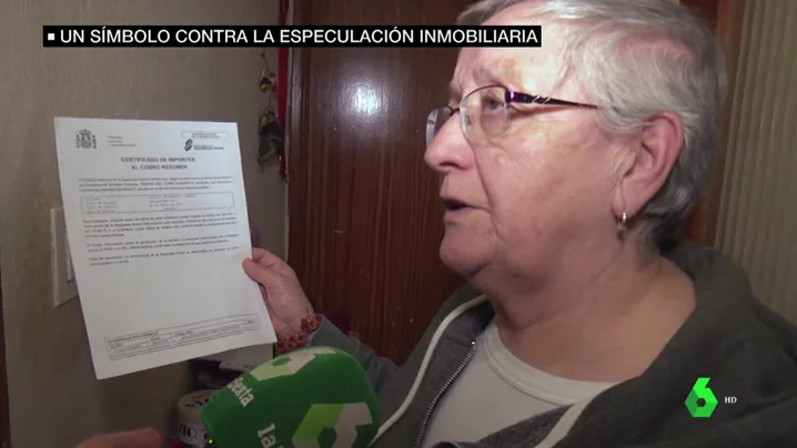 Teresa lucha contra la especulación inmobiliaria 