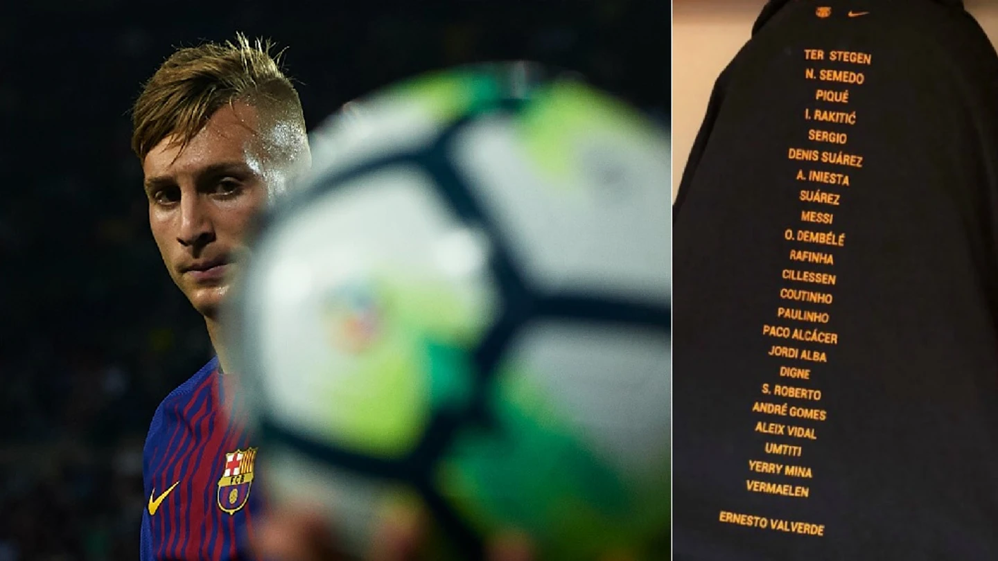 Deulofeu, olvidado en la camiseta de los campeones de Liga Deulofeu, olvidado en la camiseta de los campeones de Liga
