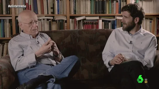 Emilio Lledó hablando con Gonzo Emilio Lledó hablando con Gonzo