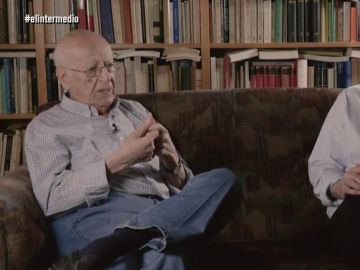 Emilio Lledó hablando con Gonzo Emilio Lledó hablando con Gonzo
