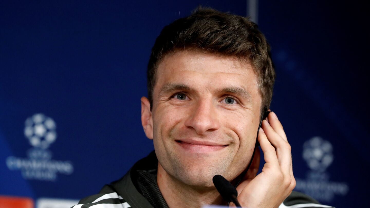 Muller, en la sala de prensa del Santiago Bernab&eacute;u