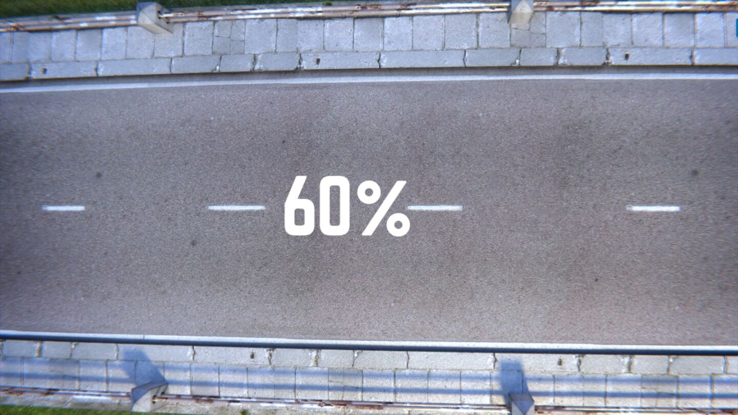 Carretera hecha con el 100% de materiales pl&aacute;sticos