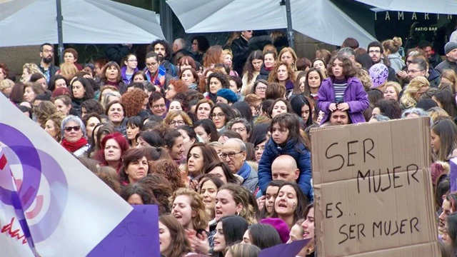 Imagen de archivo de una de las movilizaciones feministas del 8 de marzo