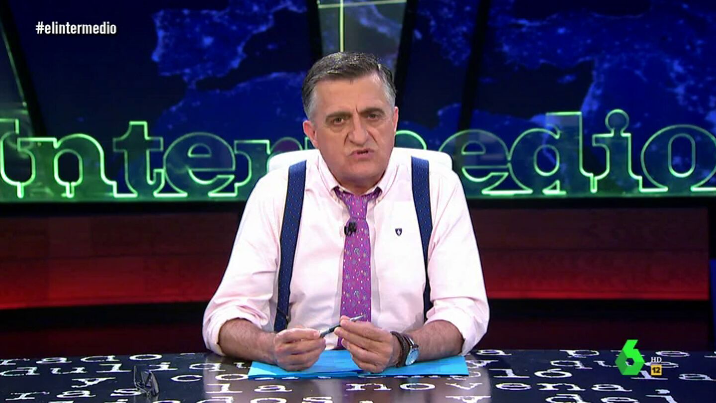 El Gran Wyoming hablando sobre Rafael Catal&aacute;