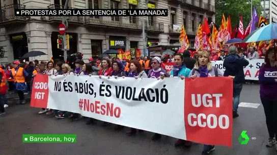 Pancarta en apoyo a la víctima de La Manada Pancarta en apoyo a la víctima de La Manada