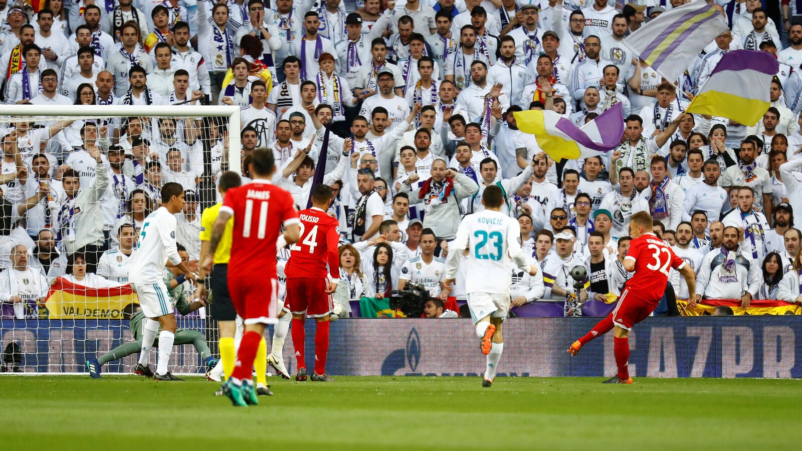 Kimmich define el que ser&iacute;a el 0-1 en el Santiago Bernab&eacute;u