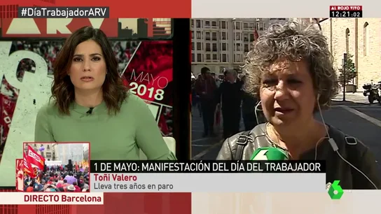 Toni Valero, una mujer de 57 años que lleva tres años en paro Toni Valero, una mujer de 57 años que lleva tres años en paro