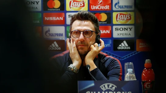 Eusebio Di Francesco, en rueda de prensa Eusebio Di Francesco, en rueda de prensa