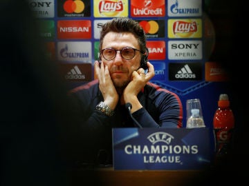 Eusebio Di Francesco, en rueda de prensa Eusebio Di Francesco, en rueda de prensa